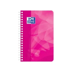 Oxford - Carnet polypro à spirale 11 x 17 cm - 180 pages - petits carreaux (5x5 mm) - disponible dans différentes couleurs