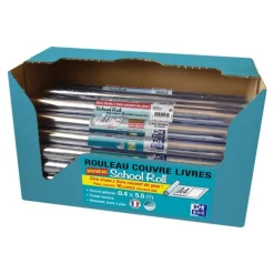 Oxford - Couverture de livre - Rouleau de 40 cm x 5,5 m - PVC lisse 8/100e