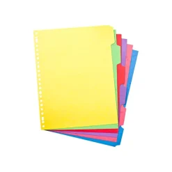 Oxford - Intercalaire 6 positions - A4 Maxi - carte colorée