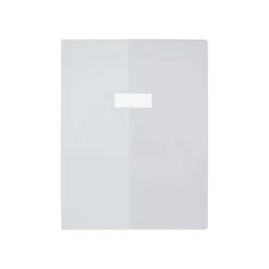 Oxford - Protège cahier sans rabat - A4 (21x29,7 cm) - Cristal Luxe - incolore