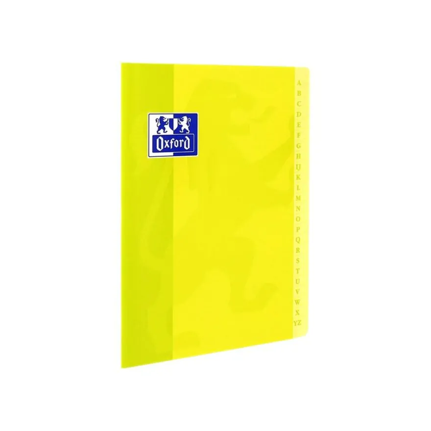 Oxford - Répertoire 17 x 22 cm - 120 pages - petits carreaux (5x5 mm) - disponible dans différentes couleurs