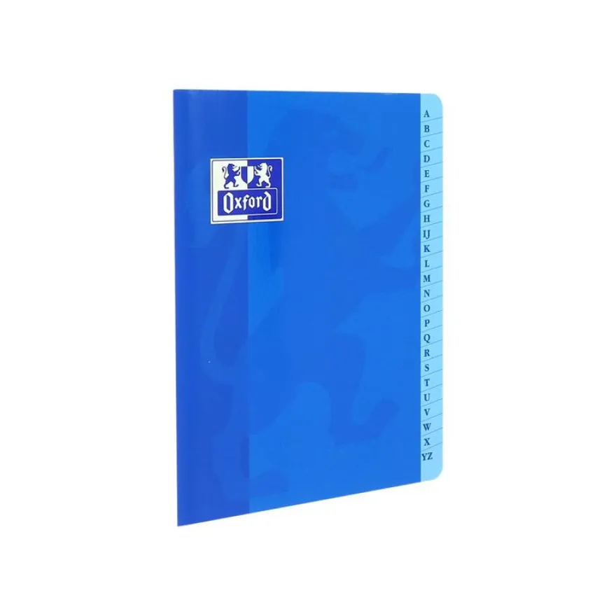 Oxford - Répertoire 17 x 22 cm - 120 pages - petits carreaux (5x5 mm) - disponible dans différentes couleurs