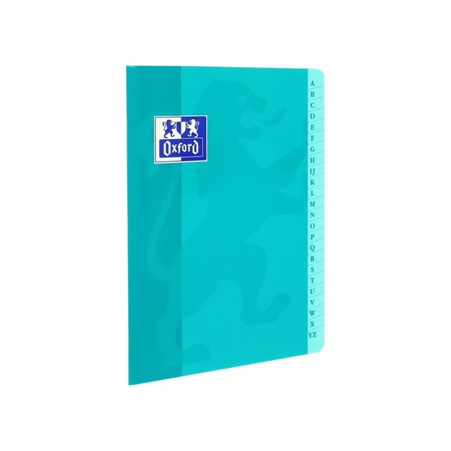 Oxford - Répertoire 17 x 22 cm - 120 pages - petits carreaux (5x5 mm) - disponible dans différentes couleurs