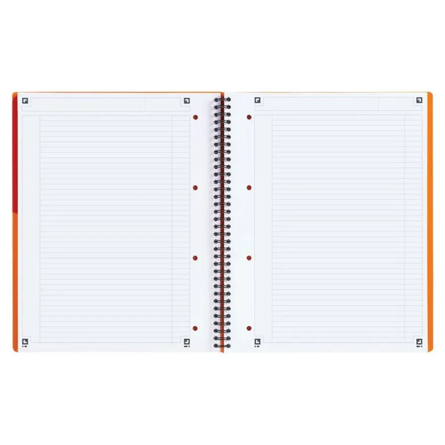 Oxford Activebook - Cahier à spirale A4+ - 160 pages - ligné