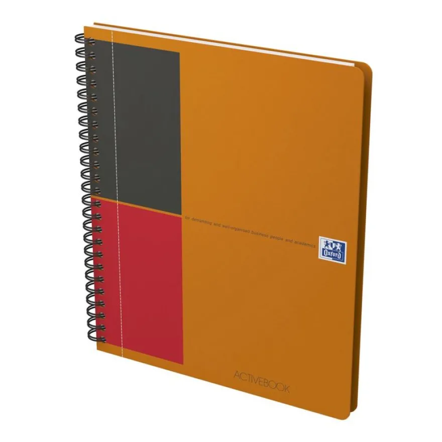 Oxford Activebook - Cahier à spirale A5 - 160 pages - ligné