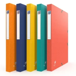 Oxford Bicolor Recyc+ - Boîte de classement carton - dos 25 mm - disponible dans différentes couleurs