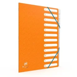 Oxford Bicolor Recyc+ - Trieur carte 12 positions - A4 - disponible dans différentes couleurs