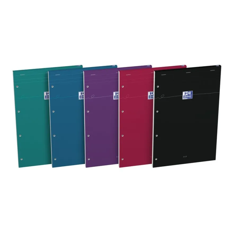Oxford bloc smart A4+ - 5x5 ( petits carreaux ) - 160 pages - Disponible différents coloris