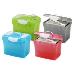 Oxford Class'N Go - Valisette avec 5 dossiers suspendus - polypropylène - disponible dans différentes couleurs