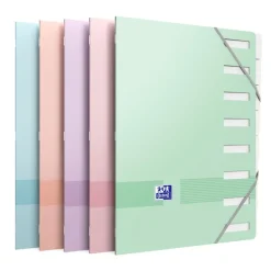 Oxford Color Life Pastel - Trieur 8 positions - A4 - Disponible en différentes couleurs