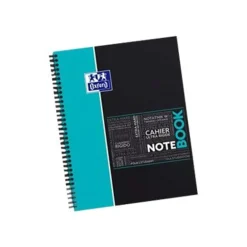 Oxford Etudiants - Cahier Notebook A4+ (24 x 29,7 cm) - 160 pages - petits carreaux (5x5 mm) - double spirale - disponible dans différentes couleurs