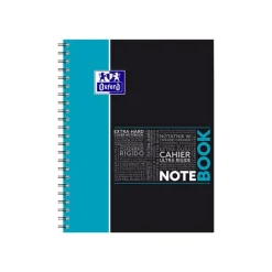 Oxford Etudiants - Cahier Notebook A4+ (24 x 29,7 cm) - 160 pages - grands carreaux (Seyes) - double spirale - disponible dans différentes couleurs