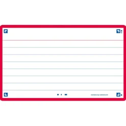Oxford FLASH 2.0 - Pack de 32 cartes - A7 - ligné - 4 couleurs disponibles selon stock du magasin