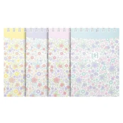 Oxford Floral - Bloc notes - 140 pages - 74 x 105 mm