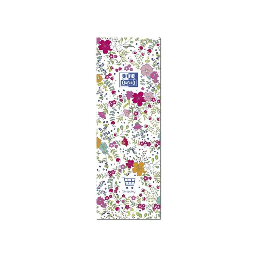 Oxford Floral - Bloc shopping 7,4 x 21 cm