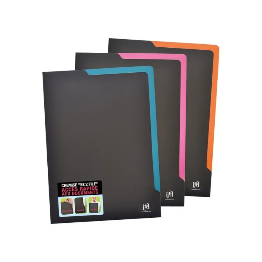 Oxford For Students - Pochette coin - pour 40 feuilles - disponible dans différentes couleurs