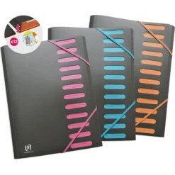 Oxford for Students - Trieur polypro 12 positions - disponible dans différentes couleurs