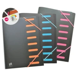 Oxford for Students - Trieur polypro 8 positions - disponible dans différentes couleurs