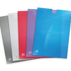 Oxford Hawai - 5 chemises étui Easy Go - A4 - Polyprolylène - Capacité de 40 feuilles - Assorti