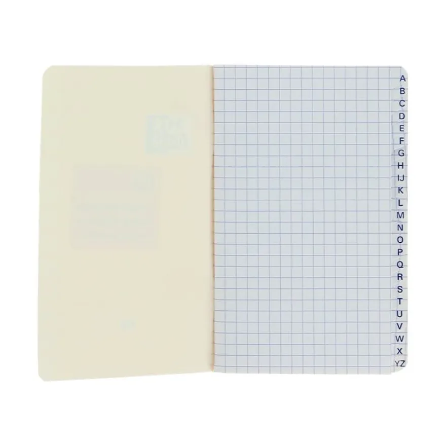 Oxford Infinium - Carnet 9 x 14 cm - 96 pages - petits carreaux (5x5 mm) - disponible dans différentes couleurs