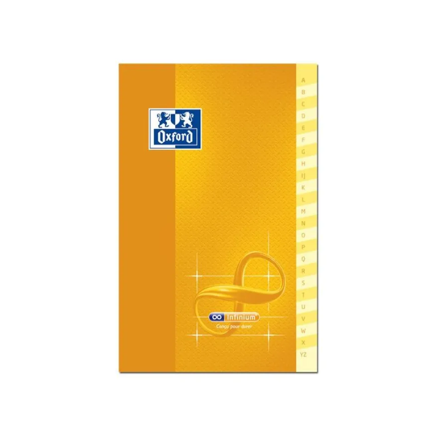 Oxford Infinium - Carnet 9 x 14 cm - 96 pages - petits carreaux (5x5 mm) - disponible dans différentes couleurs
