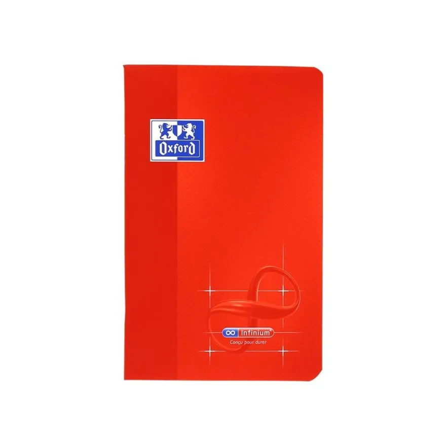 Oxford Infinium - Carnet 9 x 14 cm - 48 pages - petits carreaux (5x5 mm) - disponible dans différentes couleurs