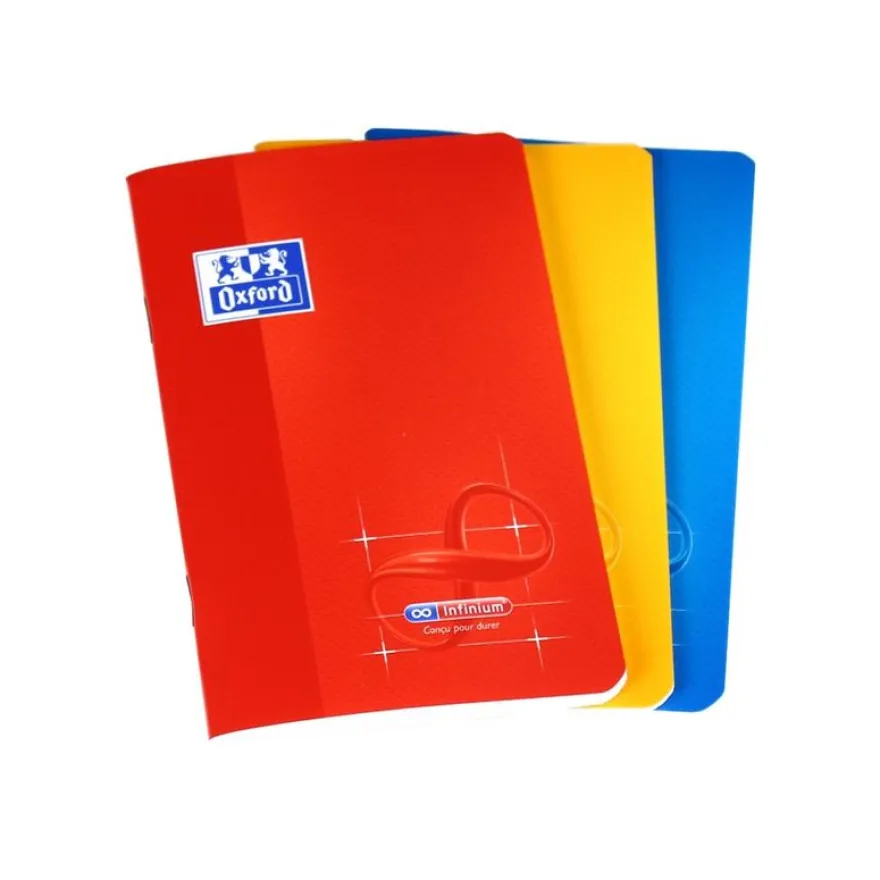 Oxford Infinium - Carnet 9 x 14 cm - 48 pages - petits carreaux (5x5 mm) - disponible dans différentes couleurs
