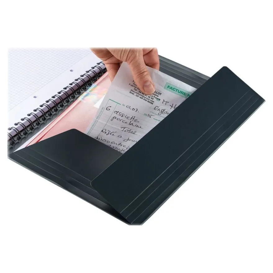 Oxford Meetingbook - Cahier à spirale A4 (21x29,7 cm) - 160 pages - petis carreaux (5x5 mm)