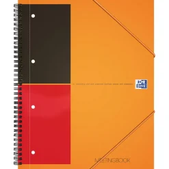 Oxford Meetingbook - Cahier à spirale A4 (21x29,7 cm) - 160 pages - ligné
