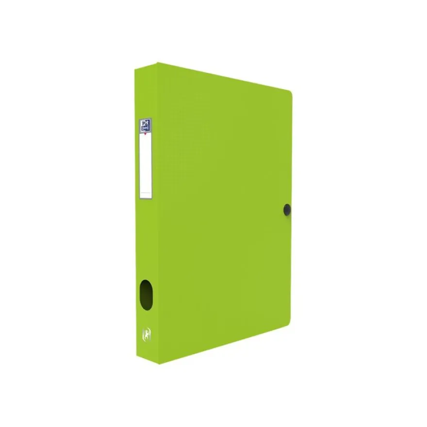 Oxford Memphis - Boîte de classement plastique - dos 40 mm - disponible dans différentes couleurs pastels