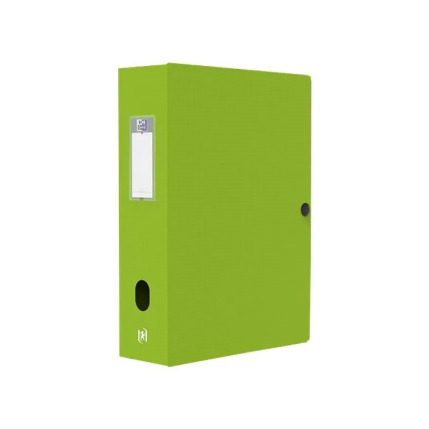 Oxford Memphis - Boîte de classement plastique - dos 80 mm - disponible dans différentes couleurs pastels