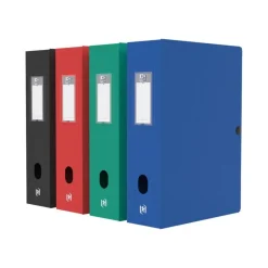 Oxford Memphis - Boîte de classement plastique - dos 80 mm - disponible dans différentes couleurs