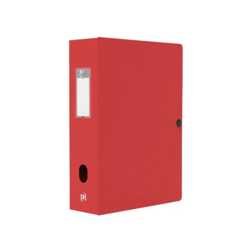 Oxford Memphis - Boîte de classement plastique - dos 80 mm - disponible dans différentes couleurs