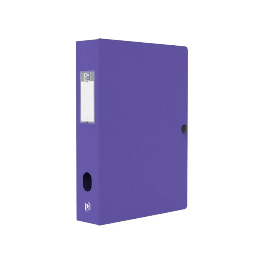 Oxford Memphis - Boîte de classement plastique - dos 60 mm - disponible dans différentes couleurs pastels
