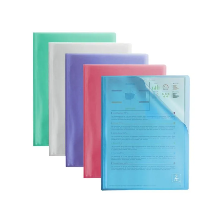Oxford 2nd Life - Porte vues - 40 vues - A4 - disponible dans différentes couleurs
