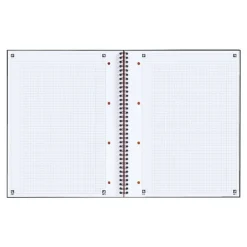 Oxford Notebook - Cahier à spirale A4 (21x29,7 cm) - 160 pages - petits carreaux (5x5 mm) - perforé