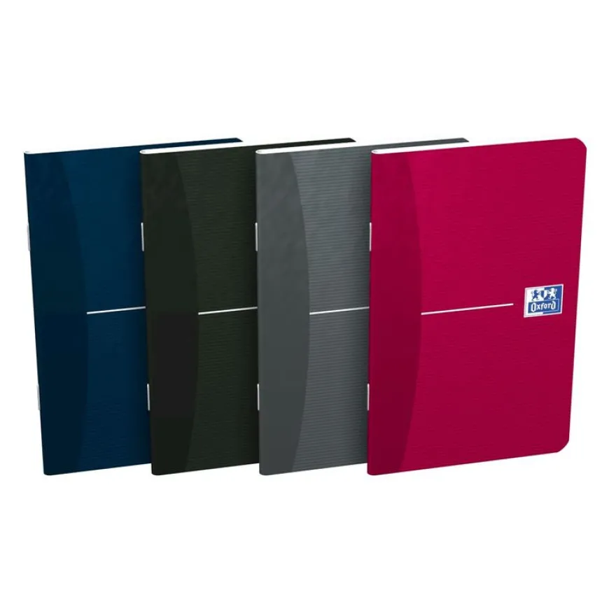 Oxford Office Essentials - Carnet 9 x 14 cm - 96 pages - petits carreaux (5x5 mm) - disponible dans différentes couleurs