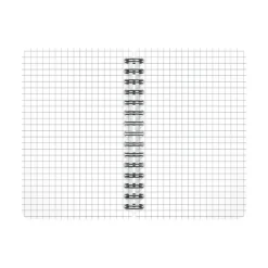Oxford Office Essentials - Carnet à spirale 9 x 14 cm - 100 pages - petits carreaux (5x5 mm) - disponible dans différentes couleurs
