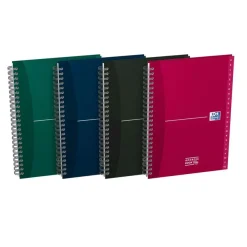Oxford office essentials - Répertoire à spirale A5 - 144 pages - Disponible dans différentes couleurs
