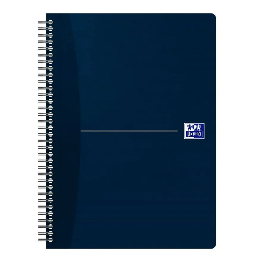 Oxford Office Essentials - Cahier à spirale B5 - 180 pages - points - disponible dans différentes couleurs
