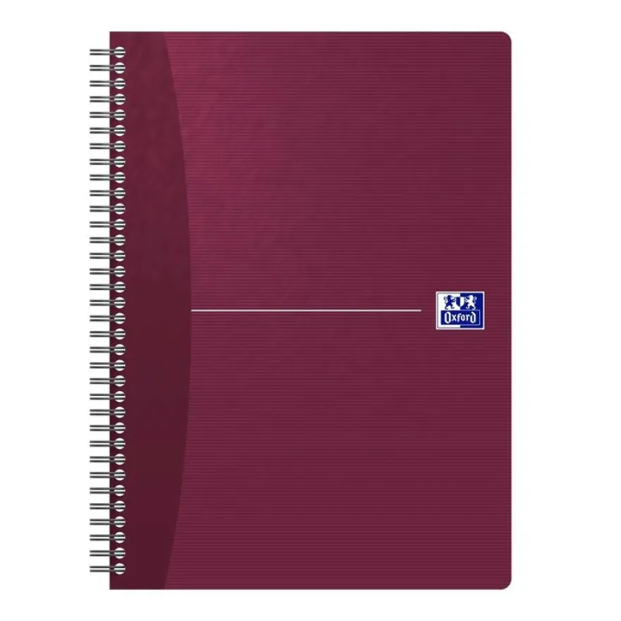 Oxford Office Essentials - Cahier à spirale B5 - 180 pages - points - disponible dans différentes couleurs