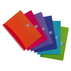 Oxford Office My Colours - Cahier polypro à spirale - A5 - 180 pages - ligné - disponible dans différentes couleurs