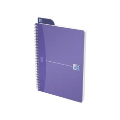 Oxford Office MyColours - Cahier polypro à spirale - A5 - 180 pages - petits carreaux (5x5 mm) - disponible dans différentes couleurs