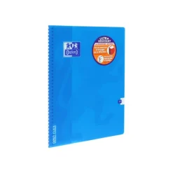 Oxford Openflex - Cahier polypro à spirale 24 x 32 cm - 180 pages - grands carreaux (Seyes) - disponible dans différentes couleurs