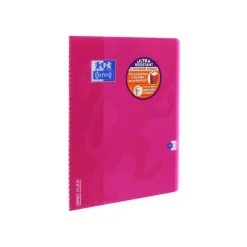 Oxford Openflex - Cahier polypro à spirale 24 x 32 cm - 100 pages - grands carreaux (Seyes) - disponible dans différentes couleurs