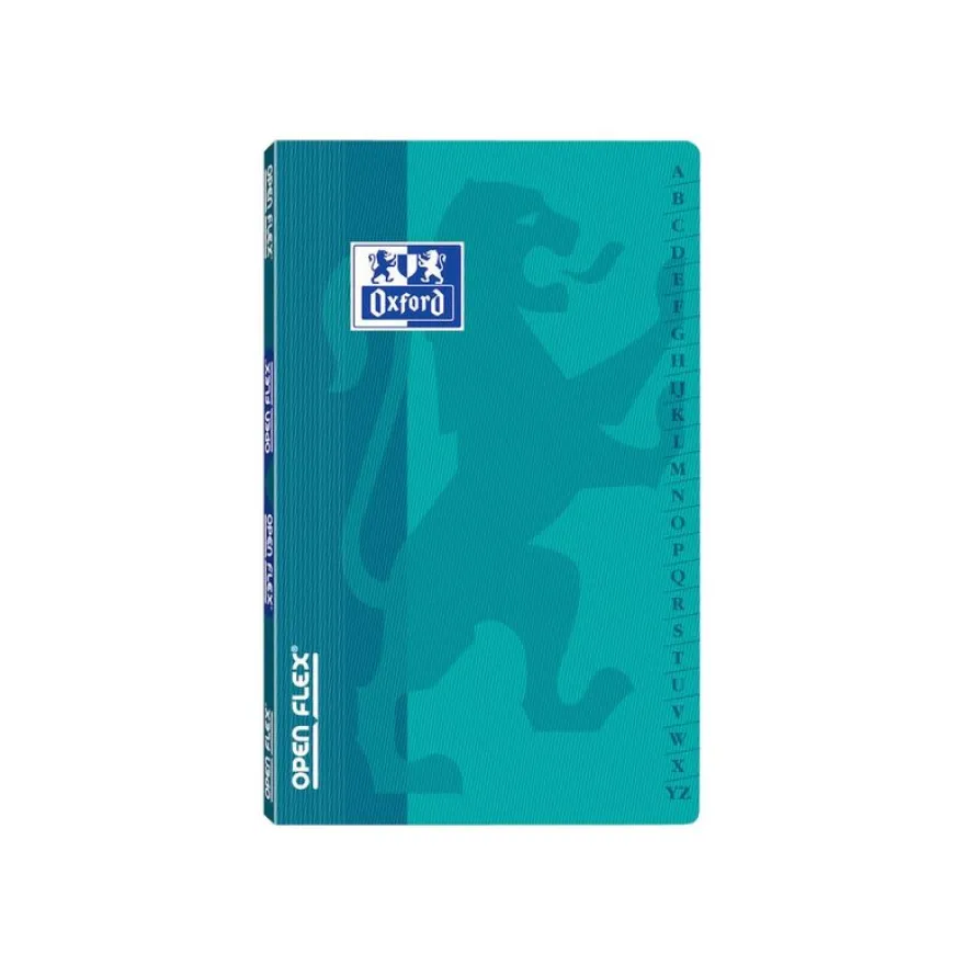 Oxford OpenFlex - Répertoire 9 x 14 cm - 96 pages - petits carreaux (5x5 mm) - disponible dans différentes couleurs