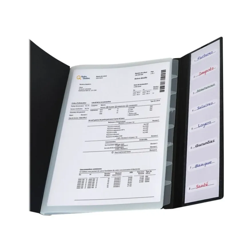 Oxford Osmose - Trieur polypro 8 positions - disponible dans différentes couleurs