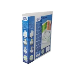 Oxford Polyvision - Classeur à anneaux personnalisable - Dos 50 mm - A4 Maxi - pour 240 feuilles - transparent