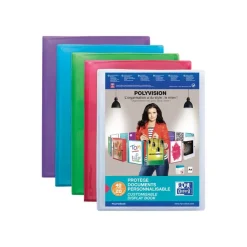 Oxford Polyvision - Porte vues personnalisable - 40 vues - A4 - disponible dans différentes couleurs translucides