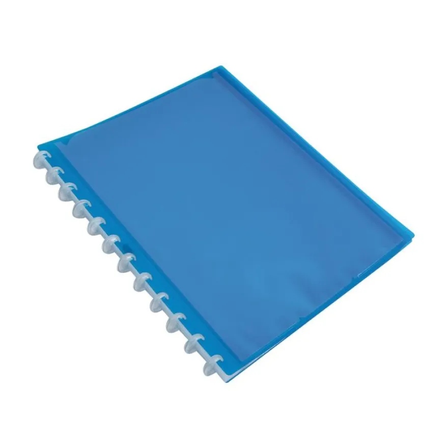 Oxford Polyvision Vario-Zip - Porte vues personnalisable rechargeable - 40 vues - A4 - disponible dans différentes couleurs translucides